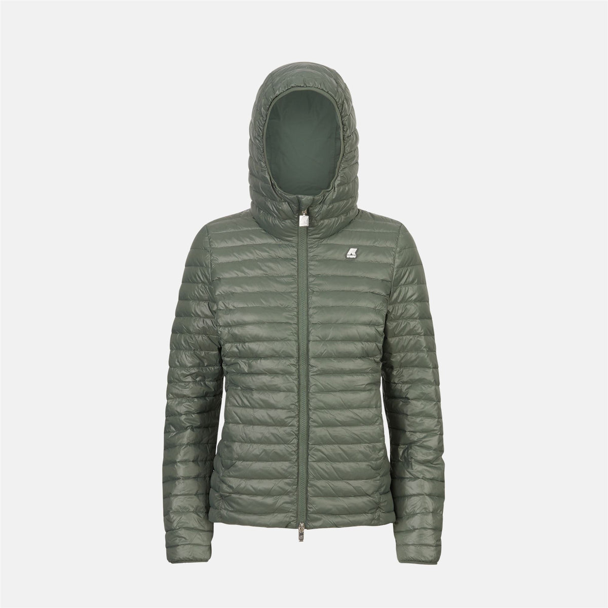 Jackets_Woman_LILY THERMO LIGHT DOUBLE_Short_Green Laurel - Commercial 5