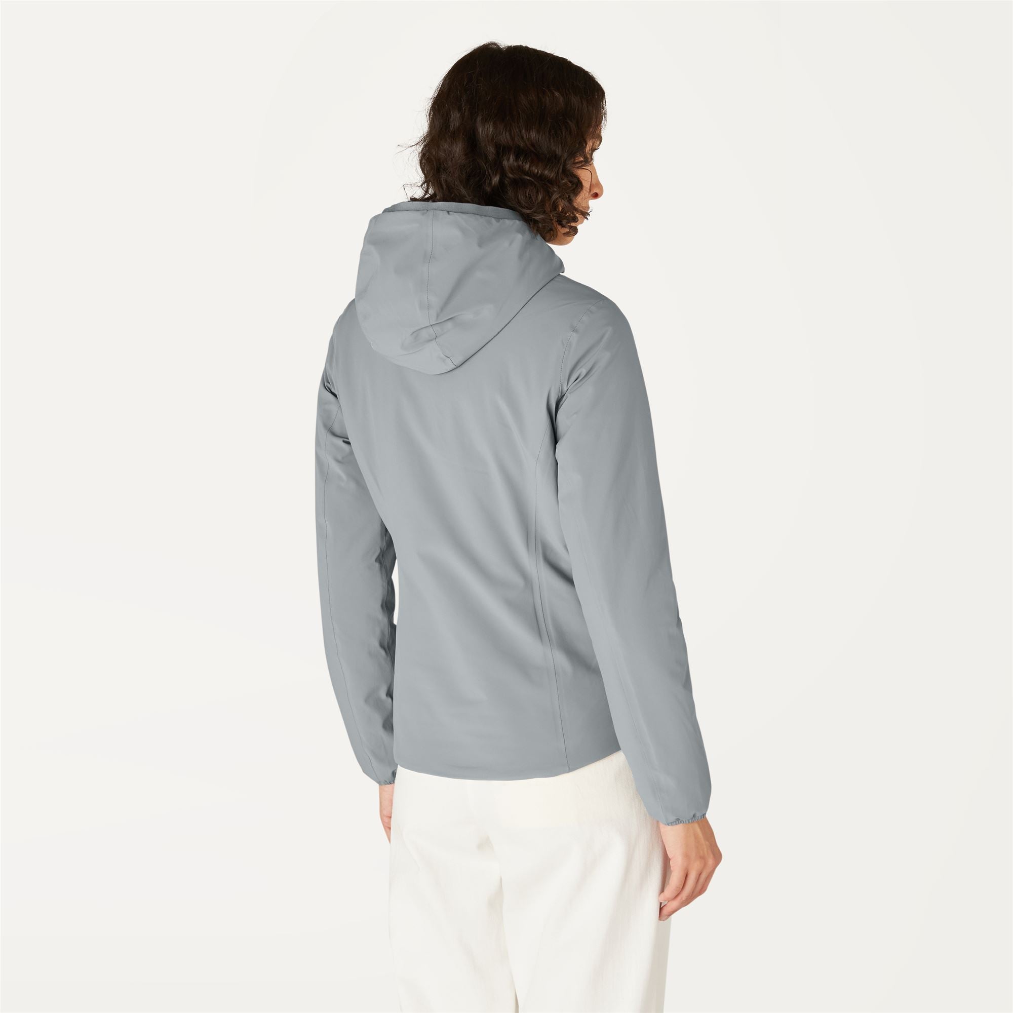 Jackets_WOMAN_LILY WARM DOUBLE_Short_Grey Md Steel - Pink Dafne - Commercial 6