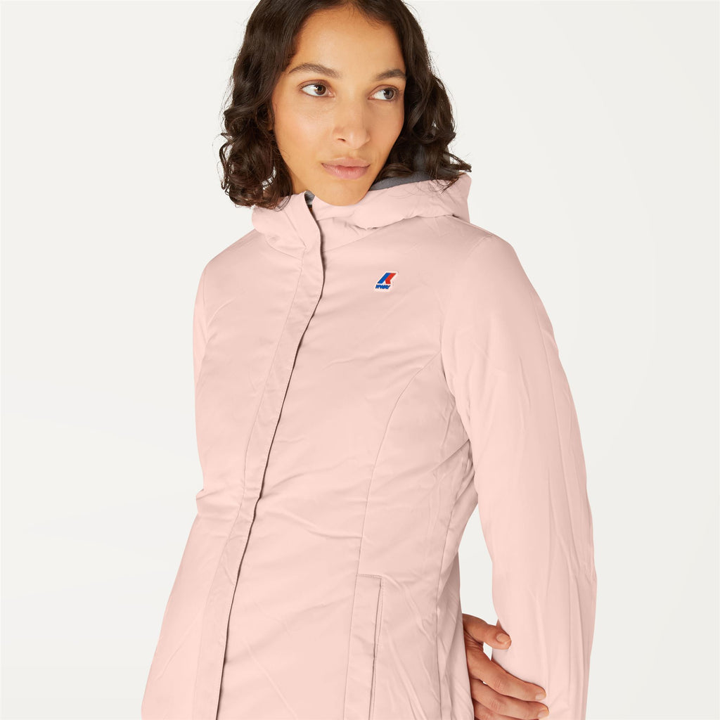Jackets_WOMAN_LILY WARM DOUBLE_Short_Grey Md Steel - Pink Dafne - Commercial 7