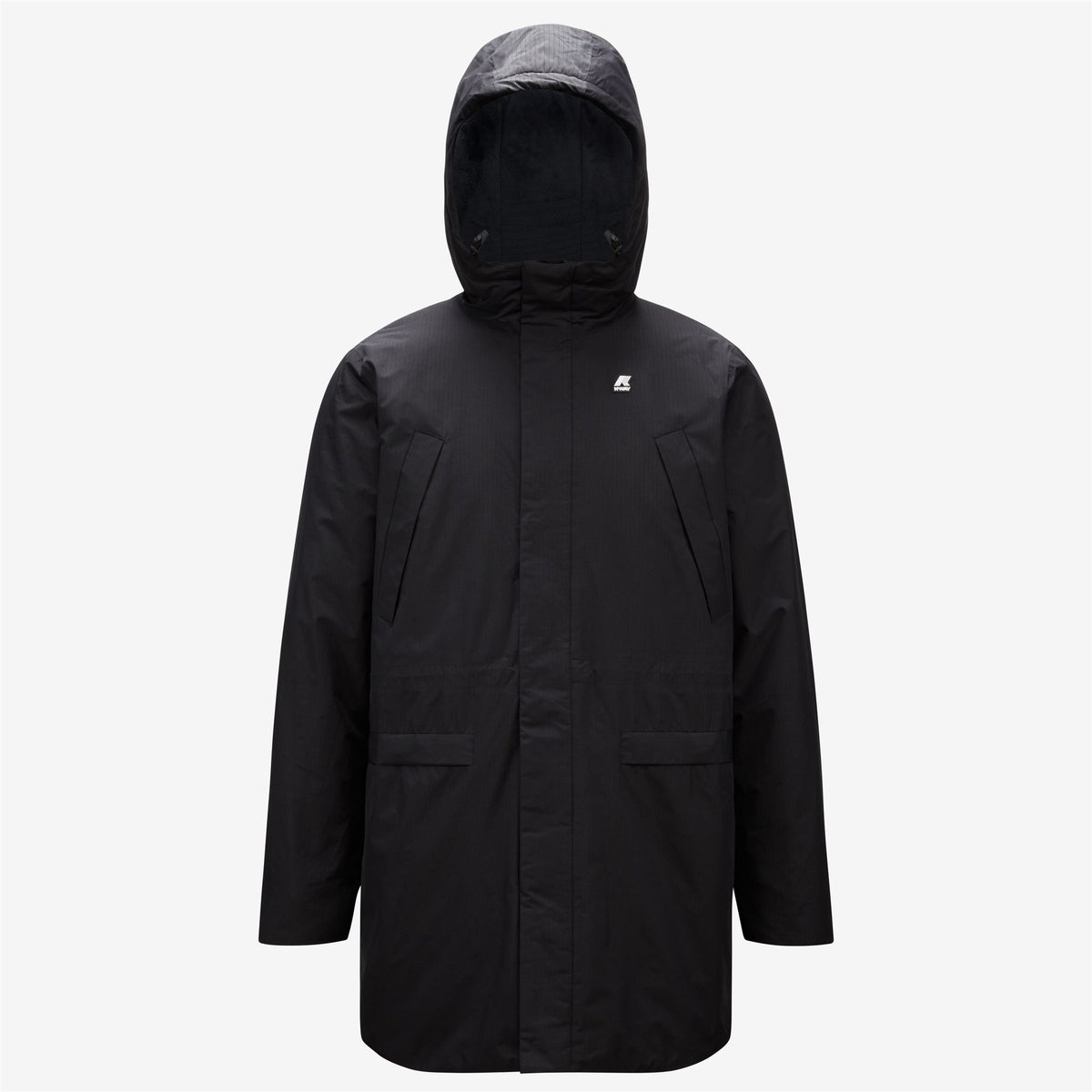 Jackets_Man_REMI RIPSTOP MARMOTTA_3/4 Length_Black Pure - Blue Depth - Commercial 1