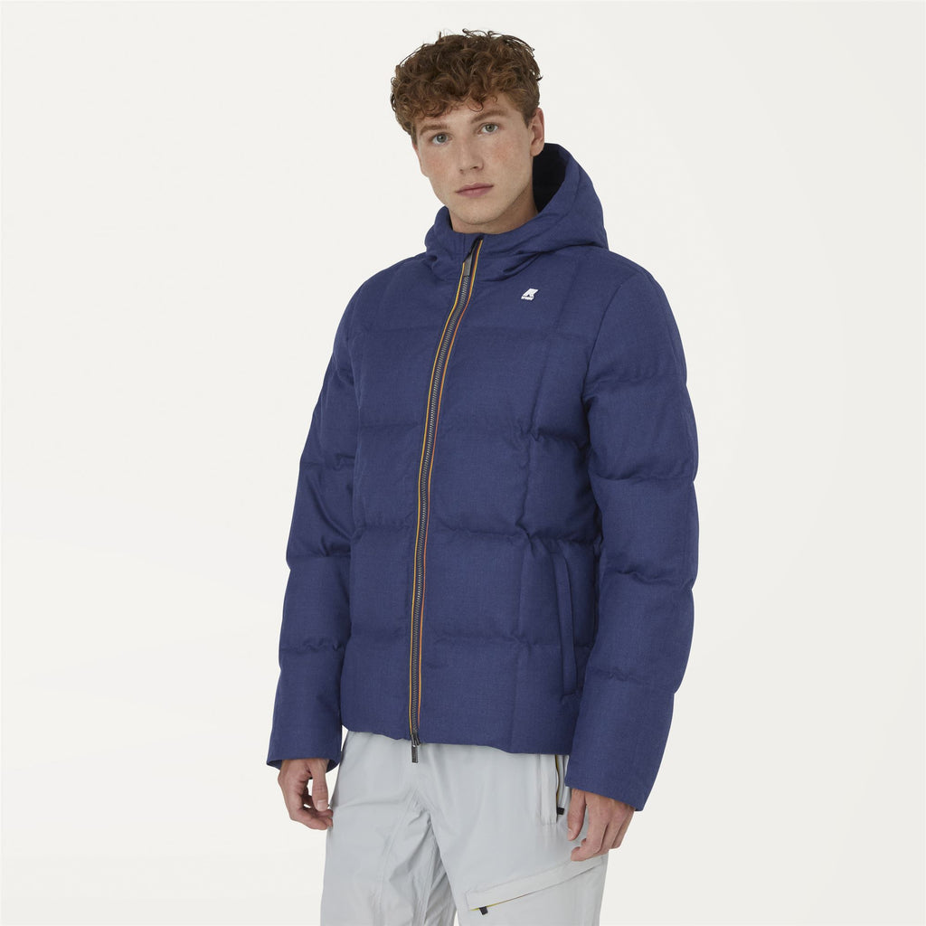 Jackets_Man_JACQUES THERMO WOOL_Short_BLUE MELANGE - Commercial 5