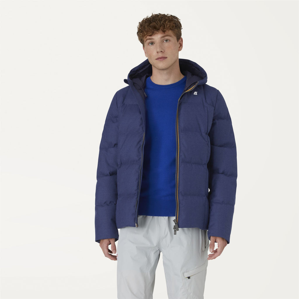 Jackets_Man_JACQUES THERMO WOOL_Short_BLUE MELANGE - Commercial 4