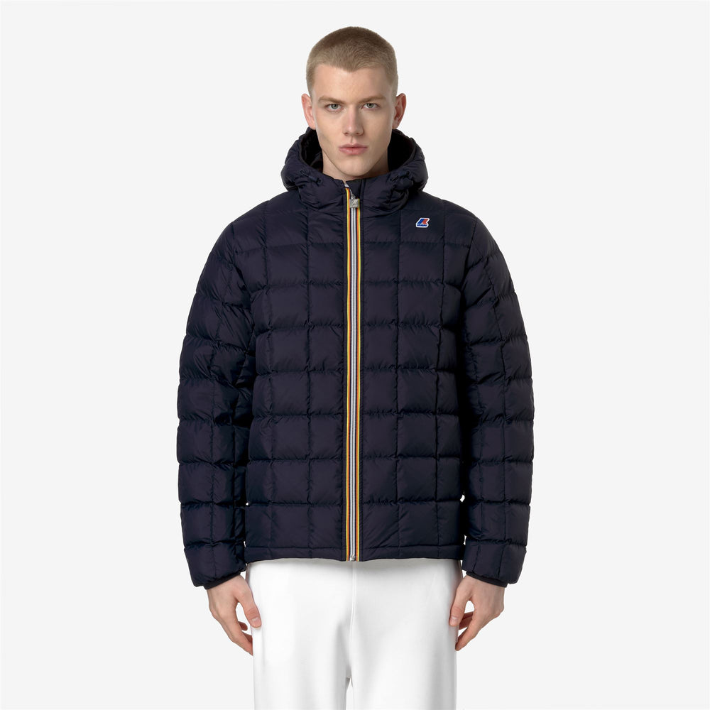 Giacca Invernale Reversibile Uomo Nera Grigia in Piuma Estrema 02