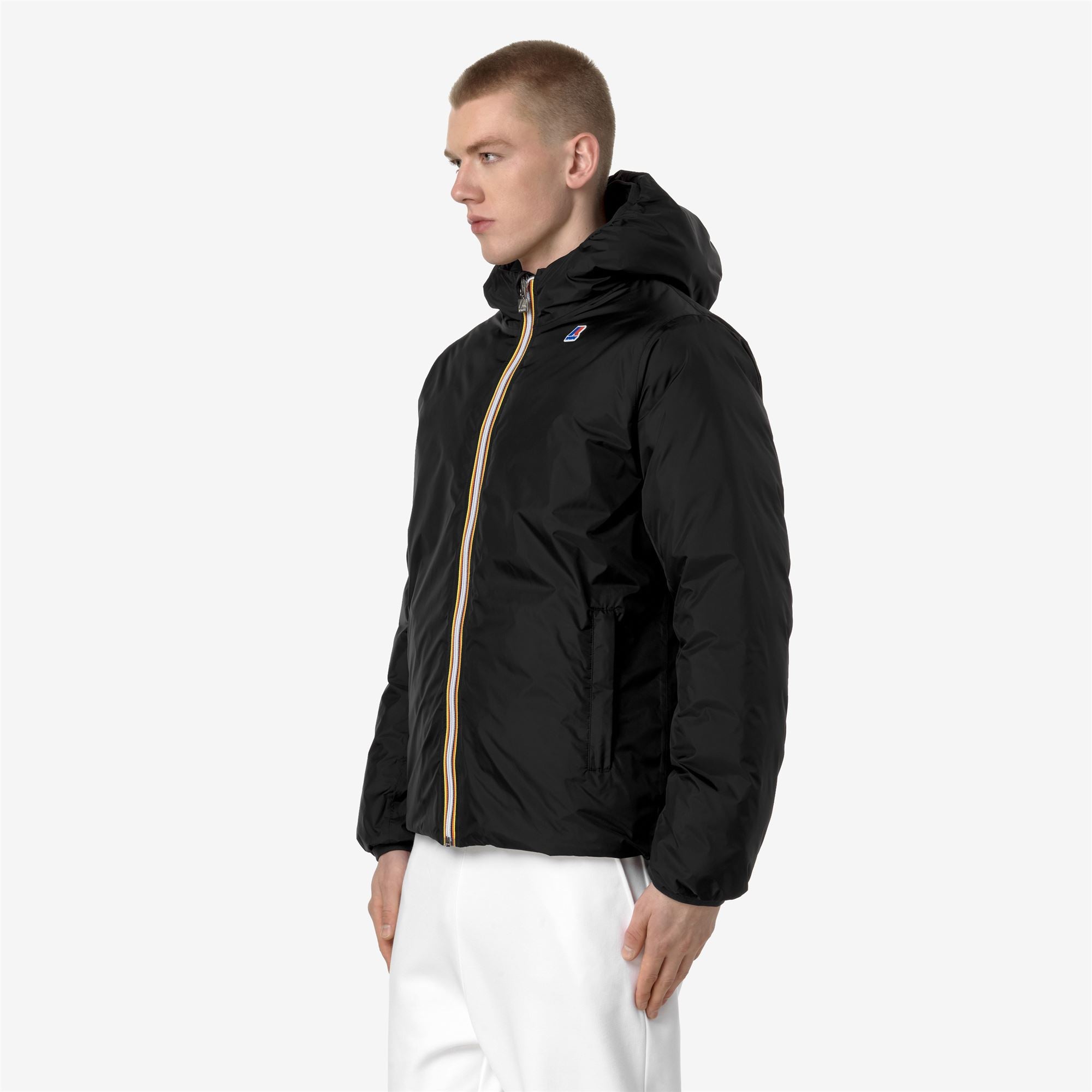 Jackets Man JACQUES THERMO PLUS.2 REVERSIBLE Short BLACK PURE-BLUE