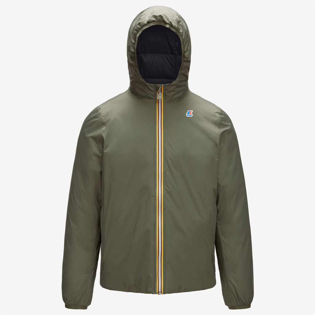 Jackets_MAN_JACQUES THERMO PLUS.2 DOUBLE_Short_GREEN BLACKISH  - Blue Depth - Commercial 1