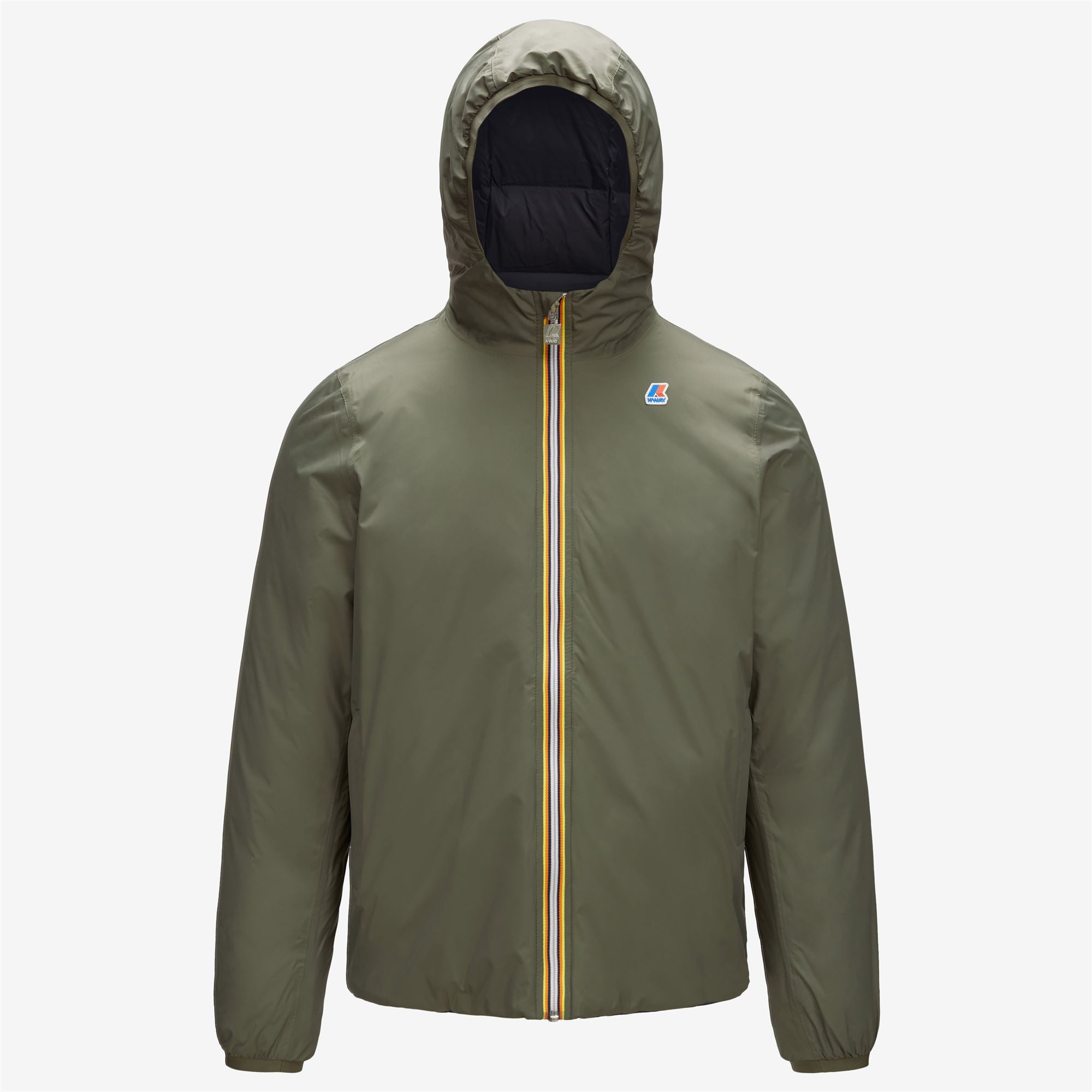 Jackets_MAN_JACQUES THERMO PLUS.2 DOUBLE_Short_GREEN BLACKISH  - Blue Depth - Commercial 1