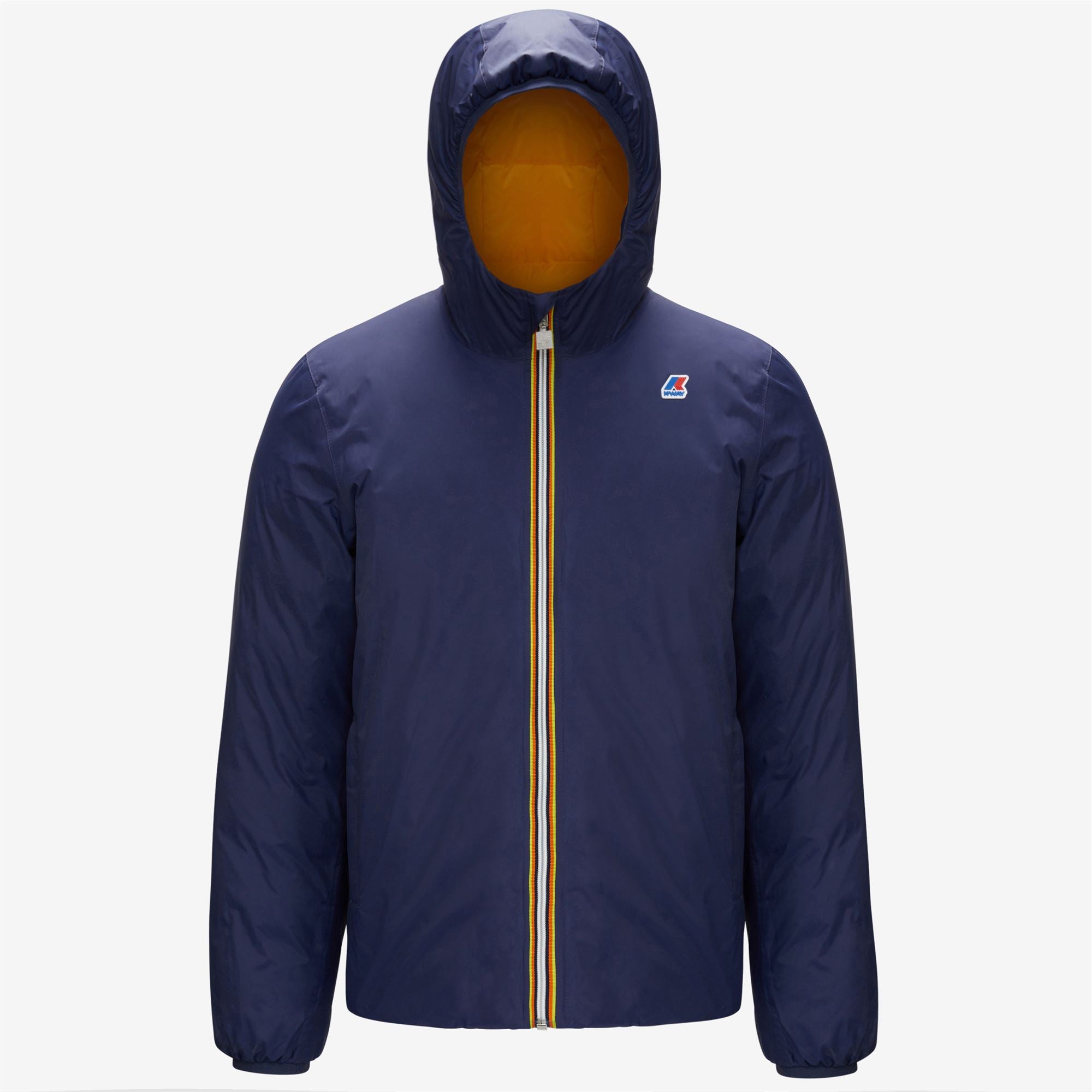 Jackets_Man_JACQUES THERMO PLUS.2 DOUBLE_Short_Blue Medieval - Yellow Sunflower - Commercial 1