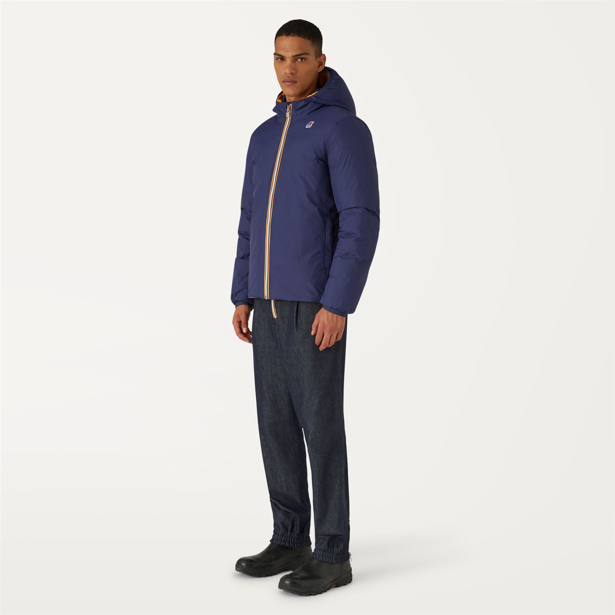 Jackets_Man_JACQUES THERMO PLUS.2 DOUBLE_Short_Blue Medieval - Yellow Sunflower - Commercial 5