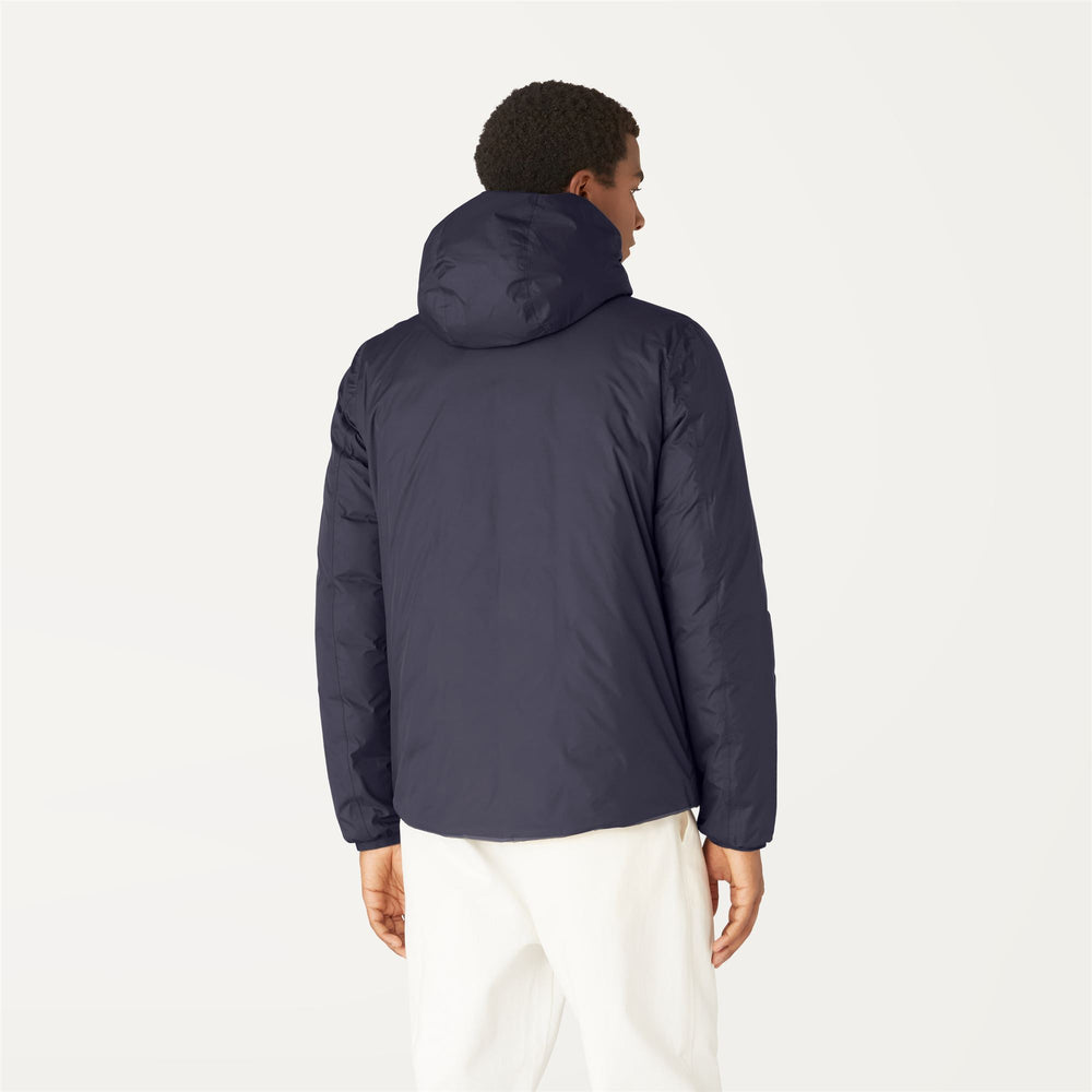 Blue Green Men's Reversible Down Jacket for Extreme Winter 02