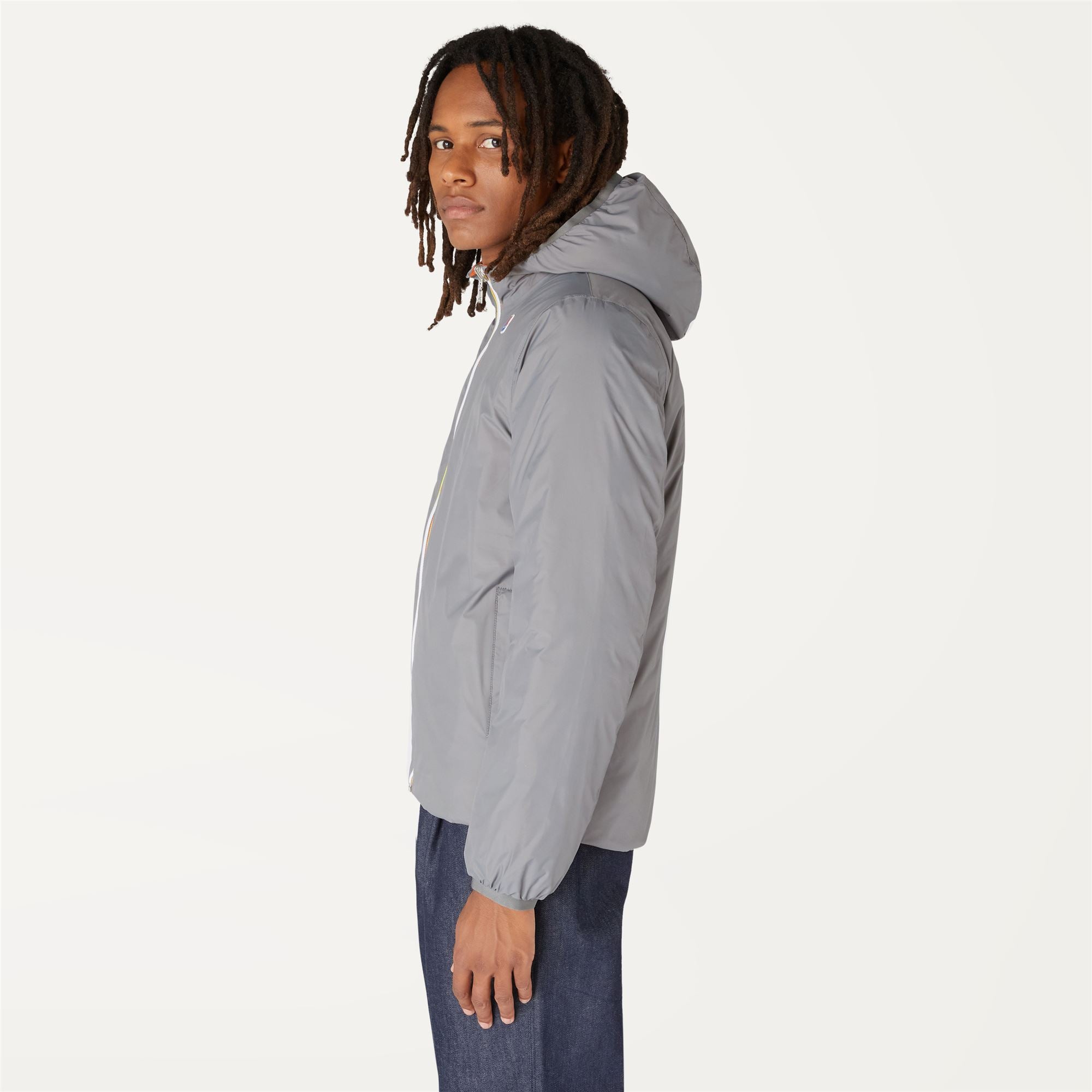 Jackets_Man_JACQUES THERMO PLUS.2 DOUBLE_Short_Grey Md-Orange Rust - Commercial 5
