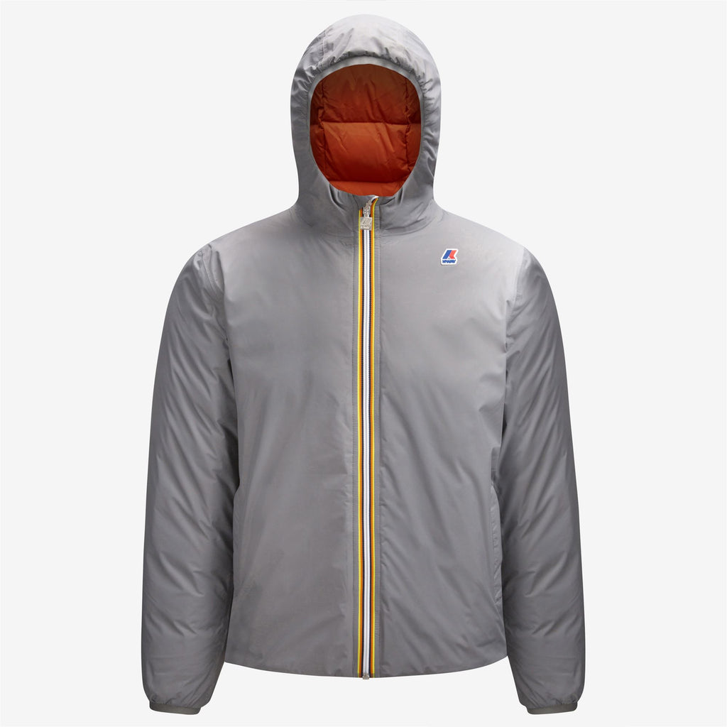 Jackets_Man_JACQUES THERMO PLUS.2 DOUBLE_Short_Grey Md-Orange Rust - Commercial 1