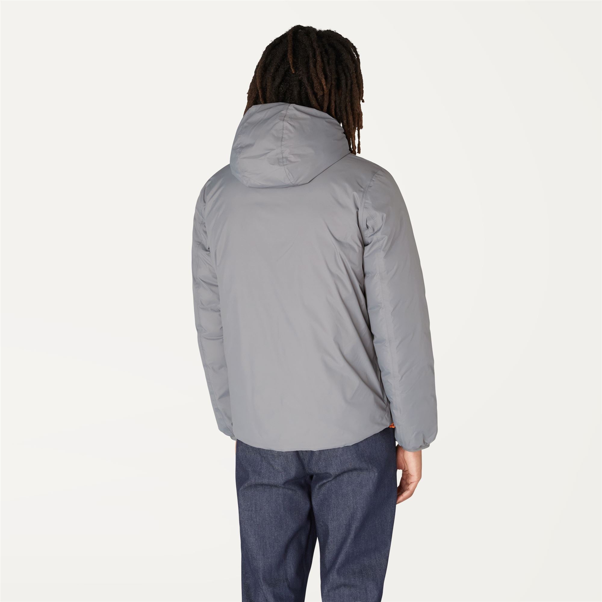 Jackets_Man_JACQUES THERMO PLUS.2 DOUBLE_Short_Grey Md-Orange Rust - Commercial 6