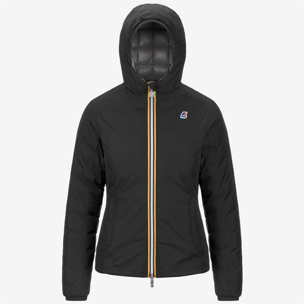Jackets_WOMAN_LILY THERMO PLUS.2 DOUBLE_Short_Black Pure-Grey Smoked - Commercial 1