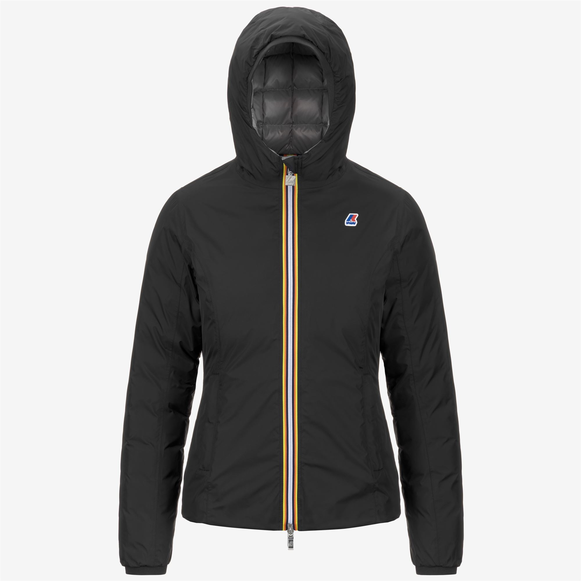 Jackets_WOMAN_LILY THERMO PLUS.2 DOUBLE_Short_Black Pure-Grey Smoked - Commercial 1
