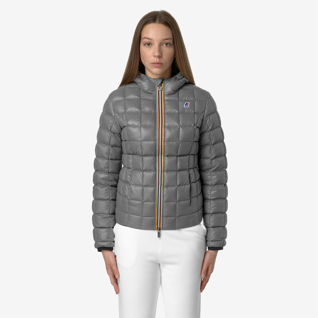 Jackets_WOMAN_LILY THERMO PLUS.2 DOUBLE_Short_Black Pure-Grey Smoked - Commercial 7
