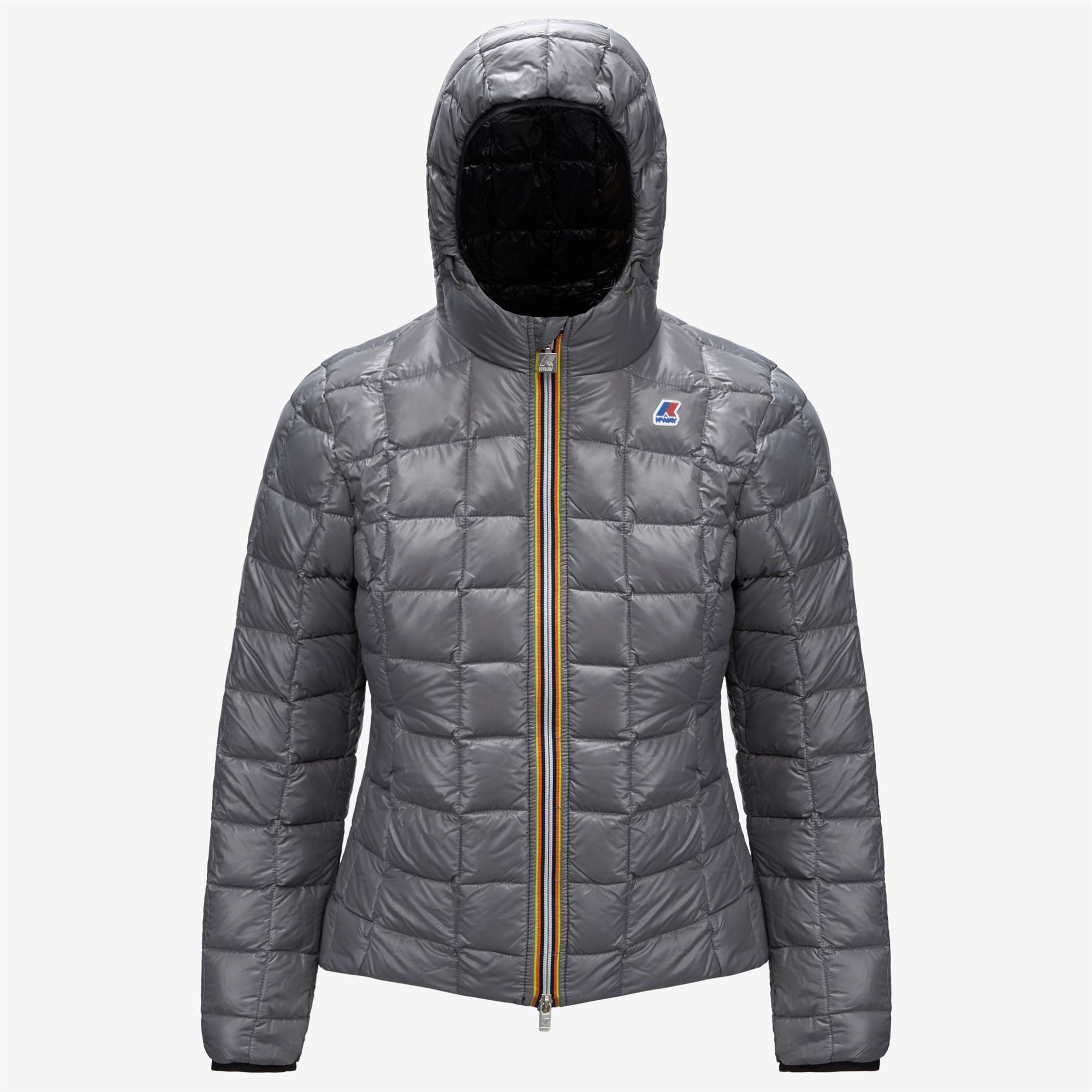 Jackets_Woman_LILY THERMO PLUS.2 DOUBLE_Short_Black Pure - Grey Md Steel - Commercial 2