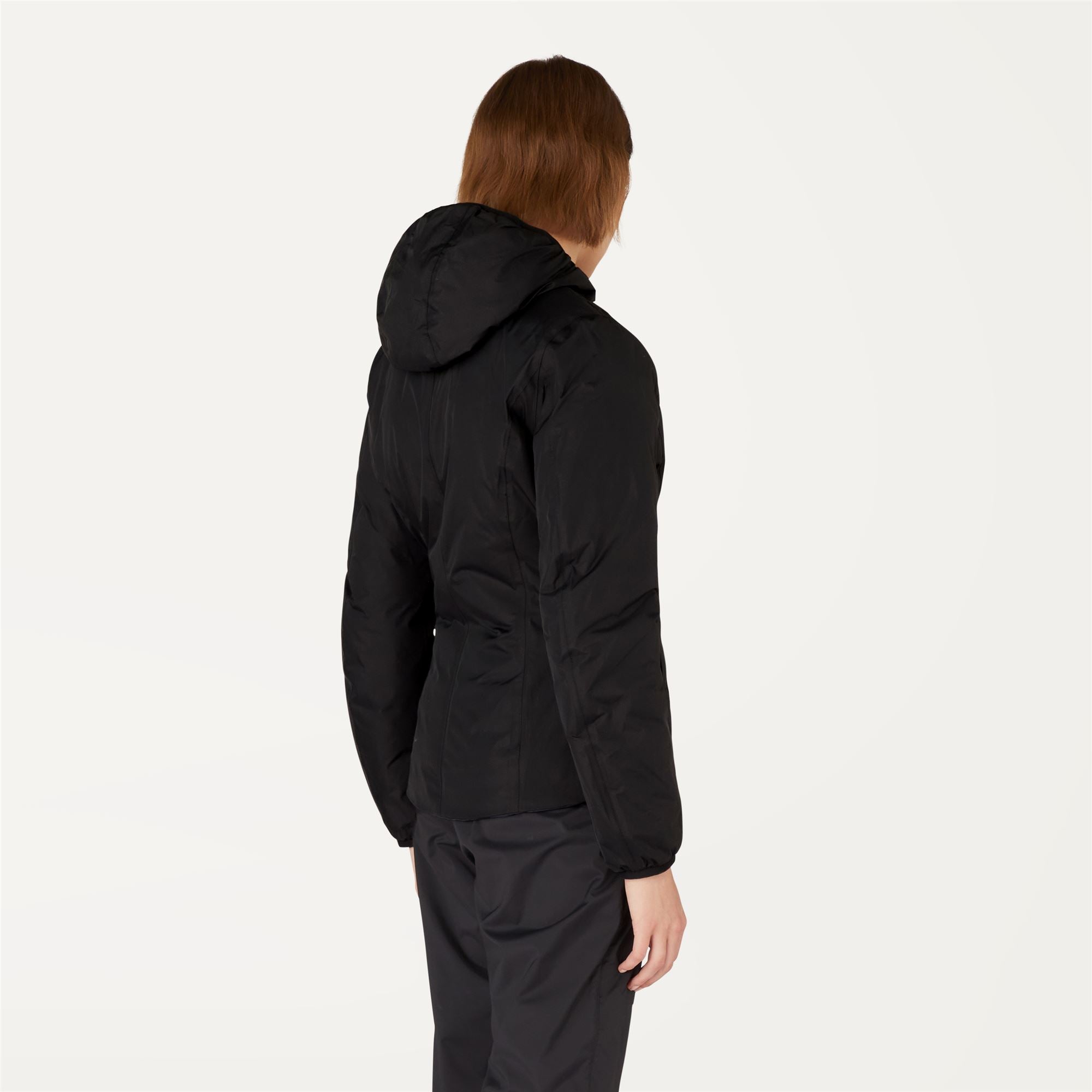 Jackets_WOMAN_LILY THERMO PLUS.2 DOUBLE_Short_Black Pure - Blue Depth - Commercial 6