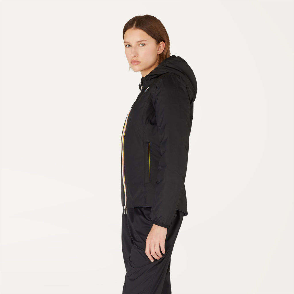 Jackets_WOMAN_LILY THERMO PLUS.2 DOUBLE_Short_Black Pure - Blue Depth - Commercial 5
