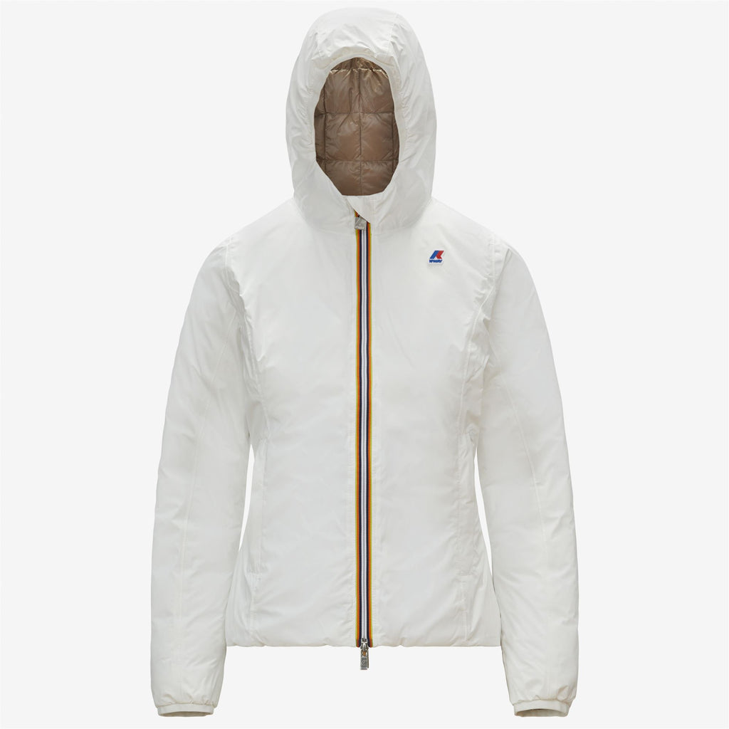 Jackets_WOMAN_LILY THERMO PLUS.2 DOUBLE_Short_White Milk - Beige Taupe - Commercial 2