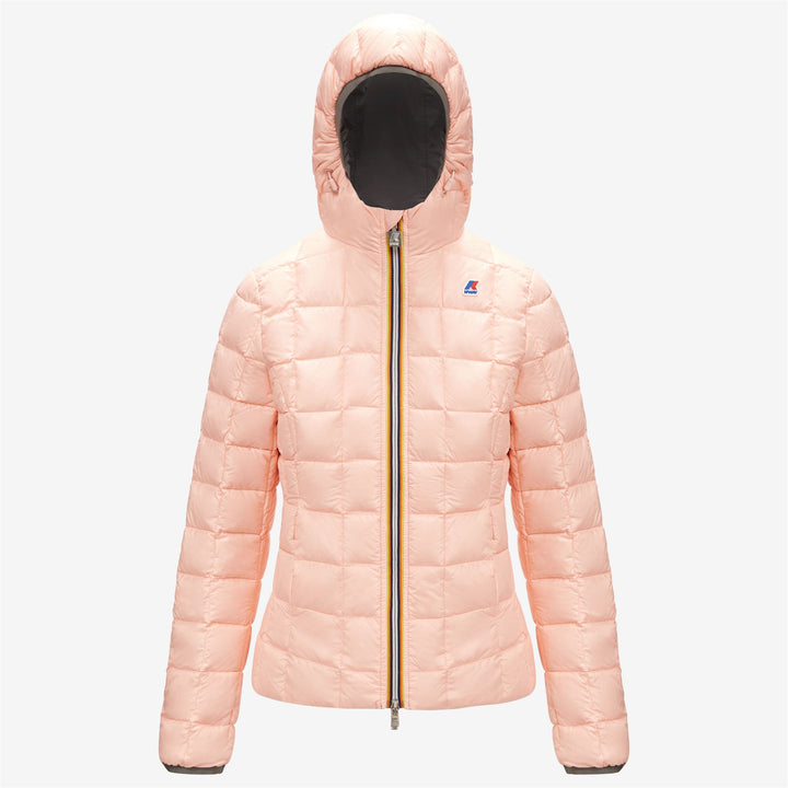 Giacca Invernale Isolante Reversibile Donna Grigia Rosa 6
