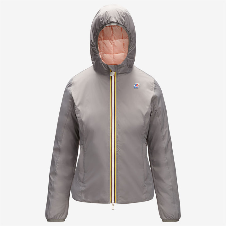 Giacca Invernale Isolante Reversibile Donna Grigia Rosa 5