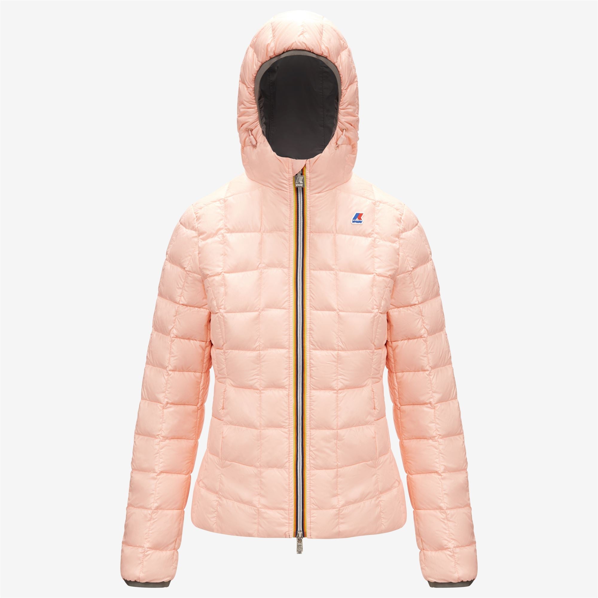 Jackets_Woman_LILY THERMO PLUS.2 DOUBLE_Short_Grey Md Steel - Pink Dafne - Commercial 2