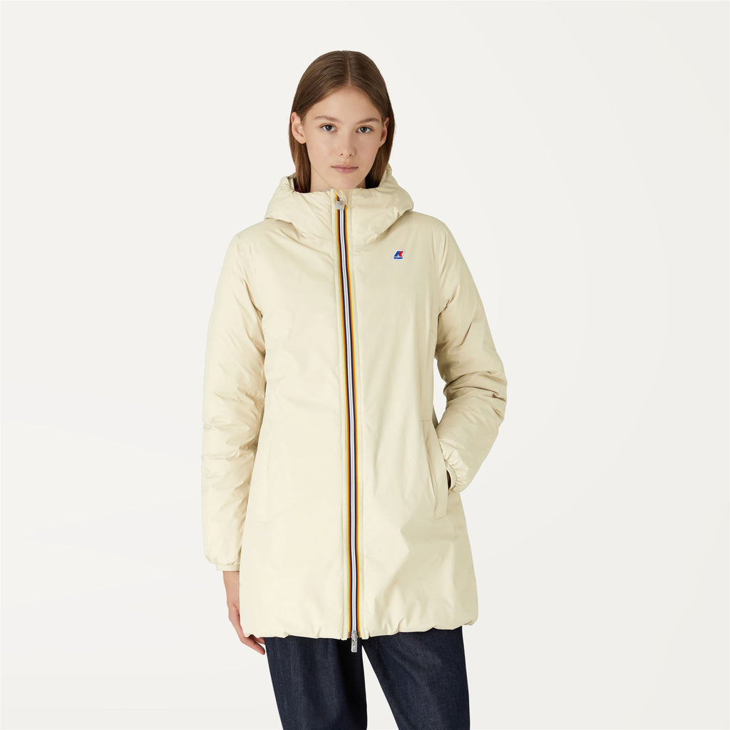 Jackets_Woman_SOPHIE THERMO PLUS.2 DOUBLE_Mid_Beige Grey - Red Dk Tomato - Commercial 4