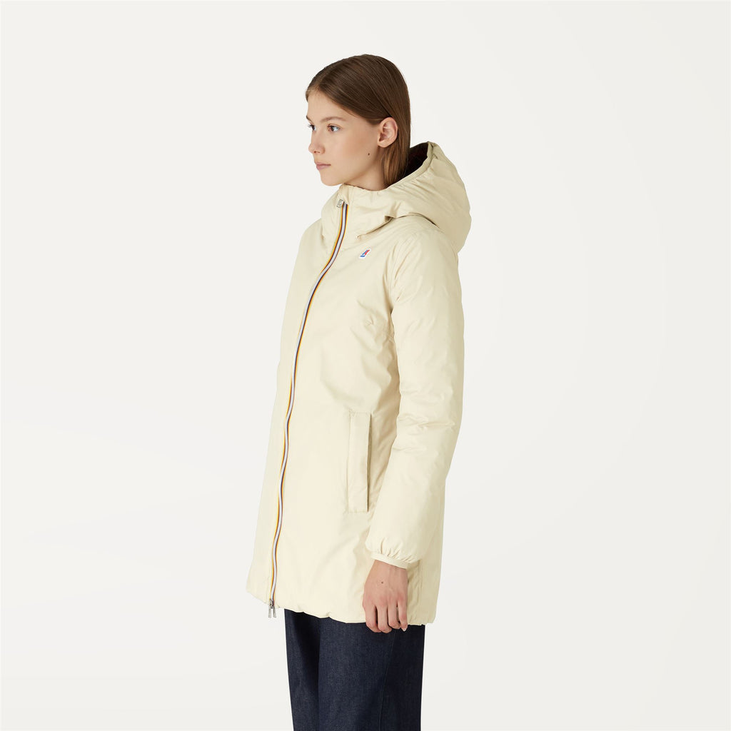 Jackets_Woman_SOPHIE THERMO PLUS.2 DOUBLE_Mid_Beige Grey - Red Dk Tomato - Commercial 5