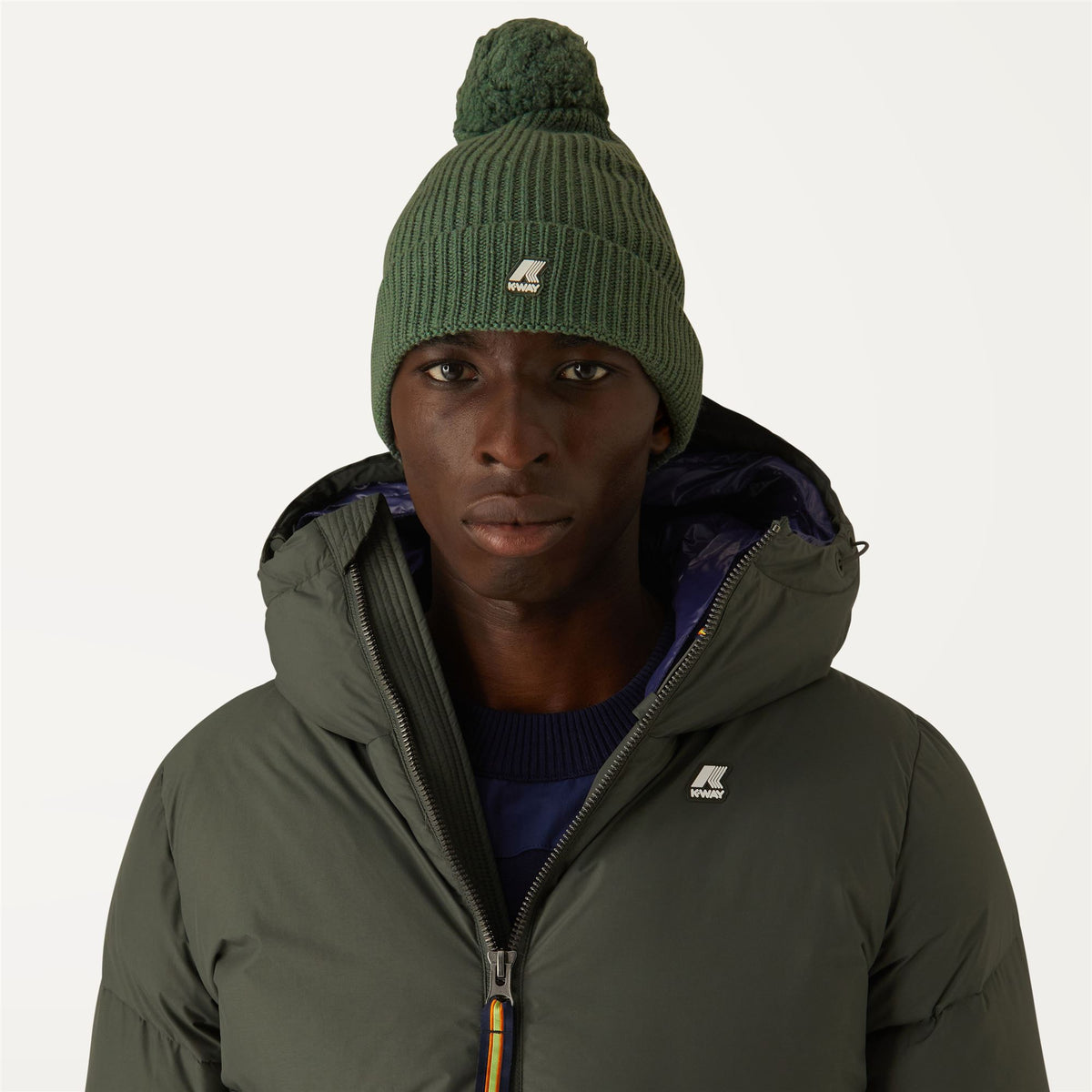 Headwear_Unisex_VINCIENNE CARDIGAN STITCH WOOL_Hat_Green Laurel - Commercial 7