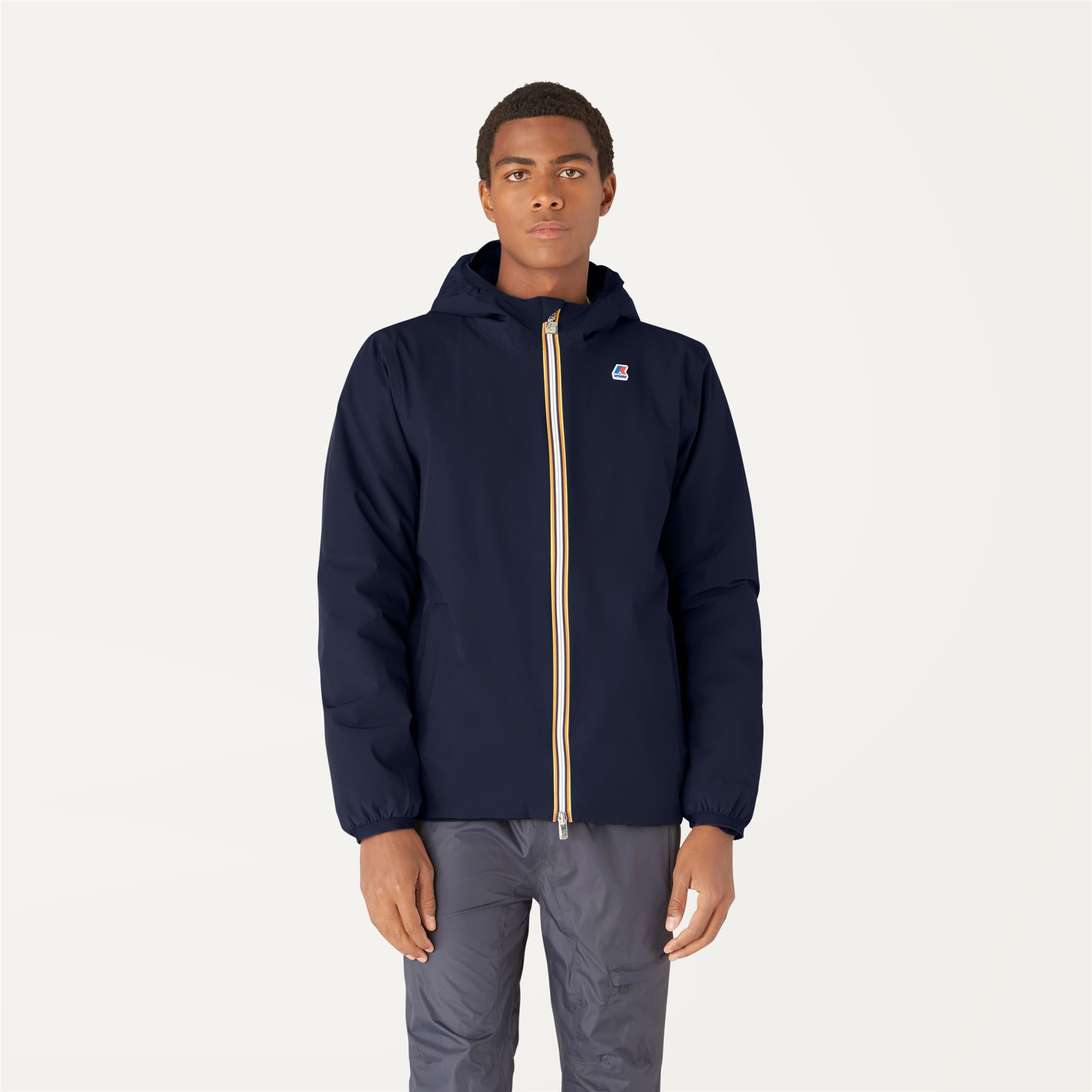 Jackets_MAN_JACQUES WARM DOUBLE_Short_Blue Depth - Black Pure - Commercial 4