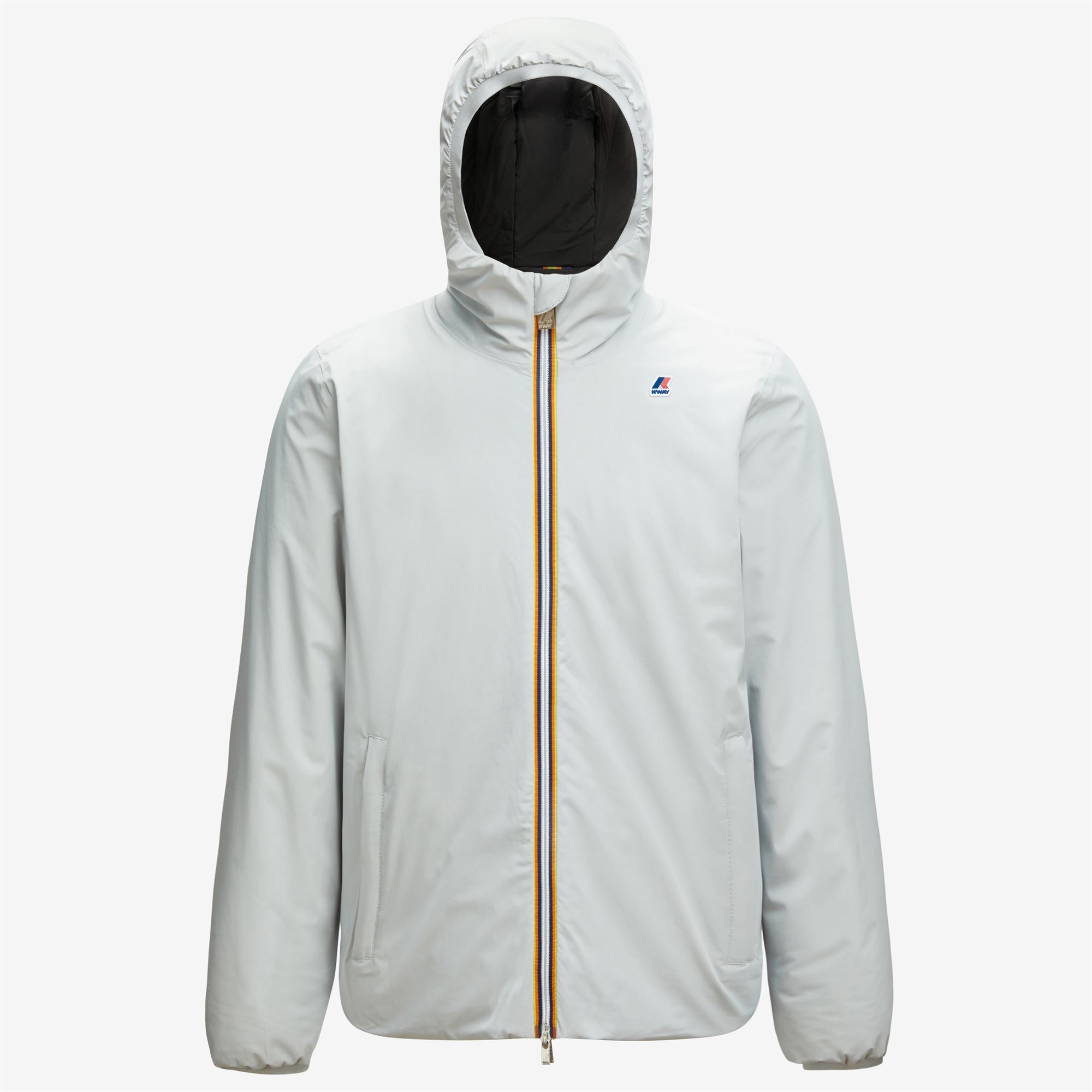 Jackets_Man_JACQUES WARM DOUBLE_Short_Grey Lt - Black Pure - Commercial 1