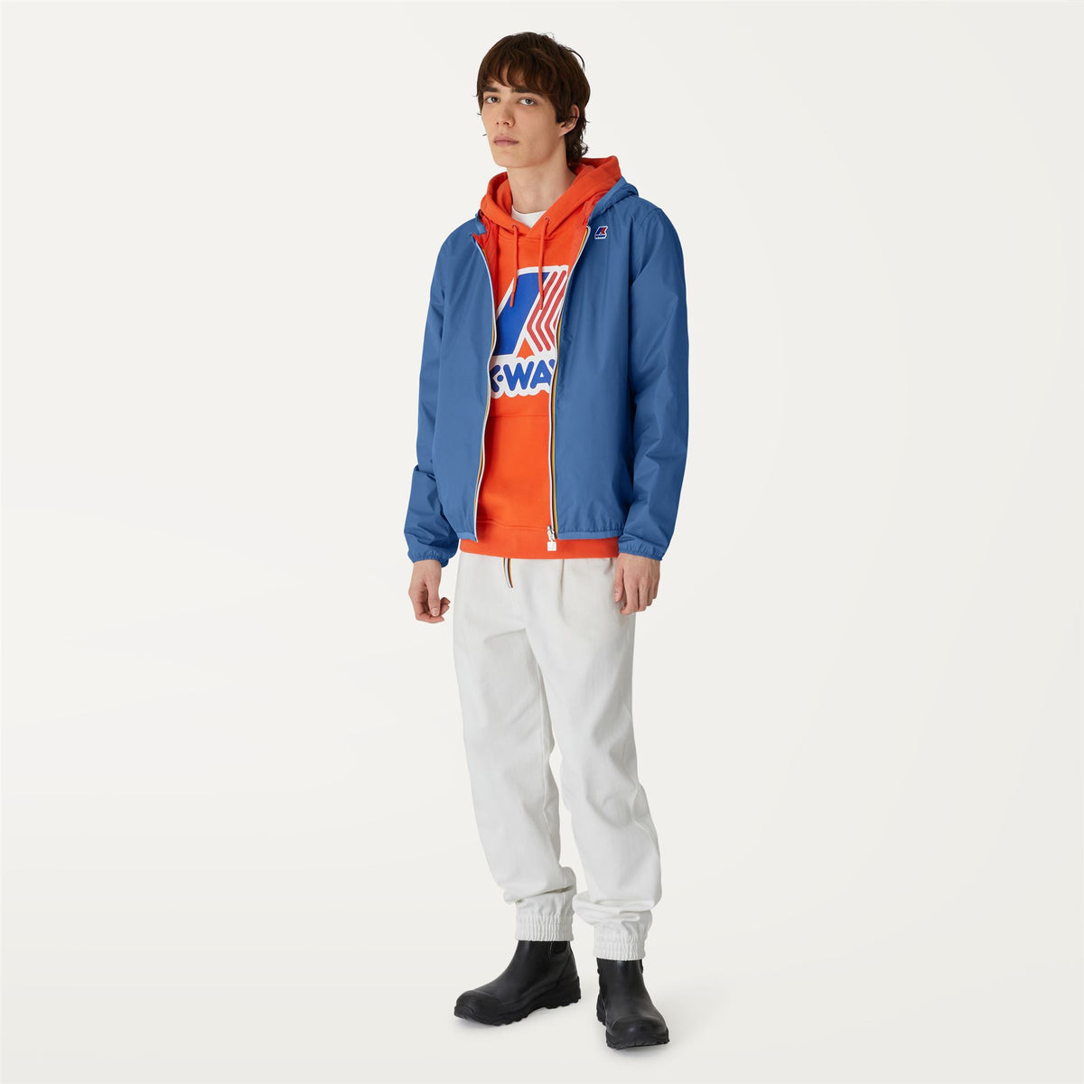 Jackets_Man_JACQUES PLUS.2 DOUBLE_Short_Blue Smoked - Orange - Commercial 4