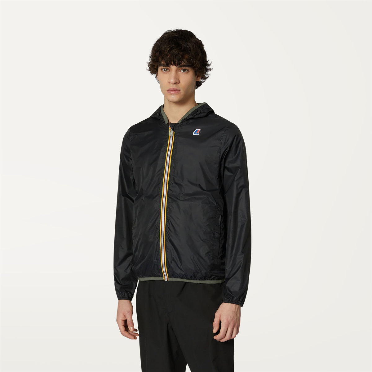 Jackets_MAN_JACQUES PLUS.2 DOUBLE_Short_GREEN BLACKISH  - Black Pure - Commercial 7