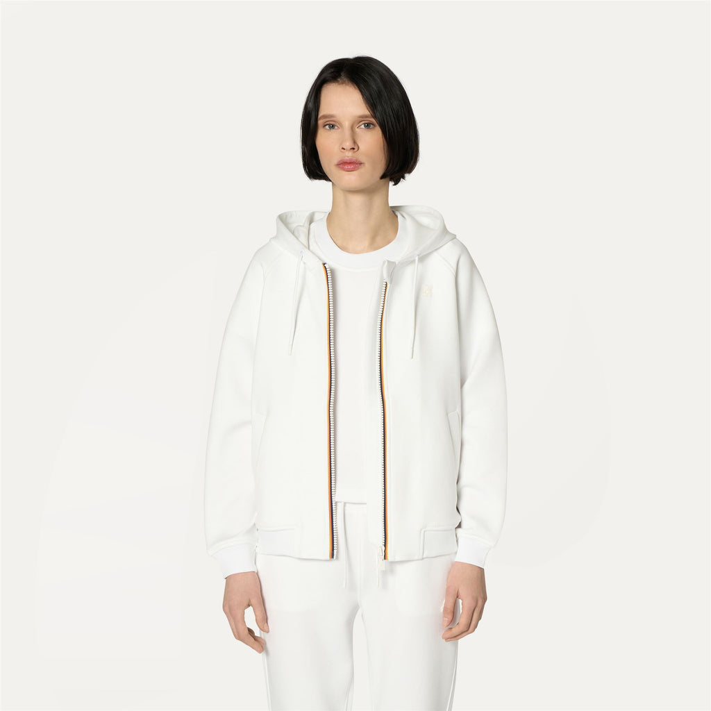 Fleece_WOMAN_LYDIE LIGHT SPACER_Jacket_White - Commercial 4