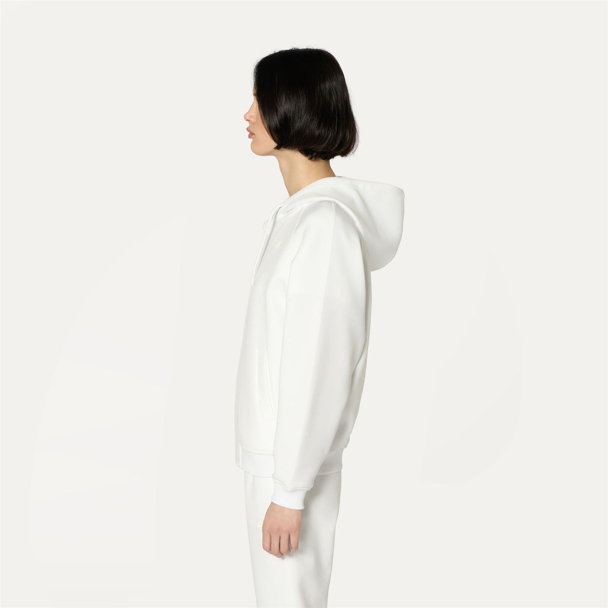 Fleece_WOMAN_LYDIE LIGHT SPACER_Jacket_White - Commercial 5