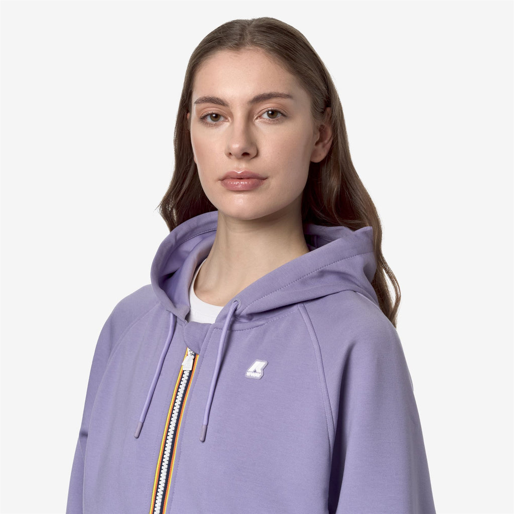 Fleece_Woman_LYDIE LIGHT SPACER_Jacket_Violet Glicine - Commercial 7