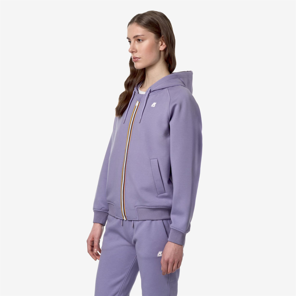 Fleece_Woman_LYDIE LIGHT SPACER_Jacket_Violet Glicine - Commercial 5