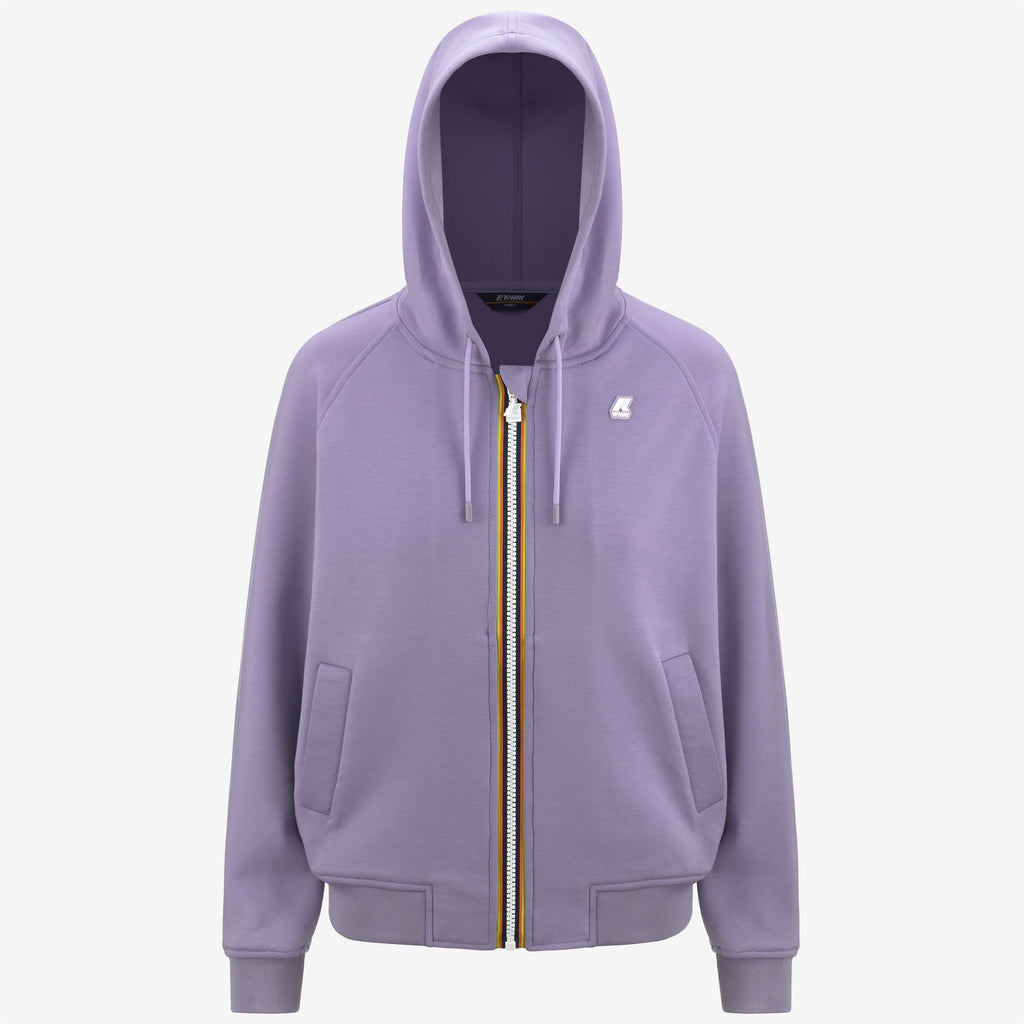 Fleece_Woman_LYDIE LIGHT SPACER_Jacket_Violet Glicine - Commercial 1