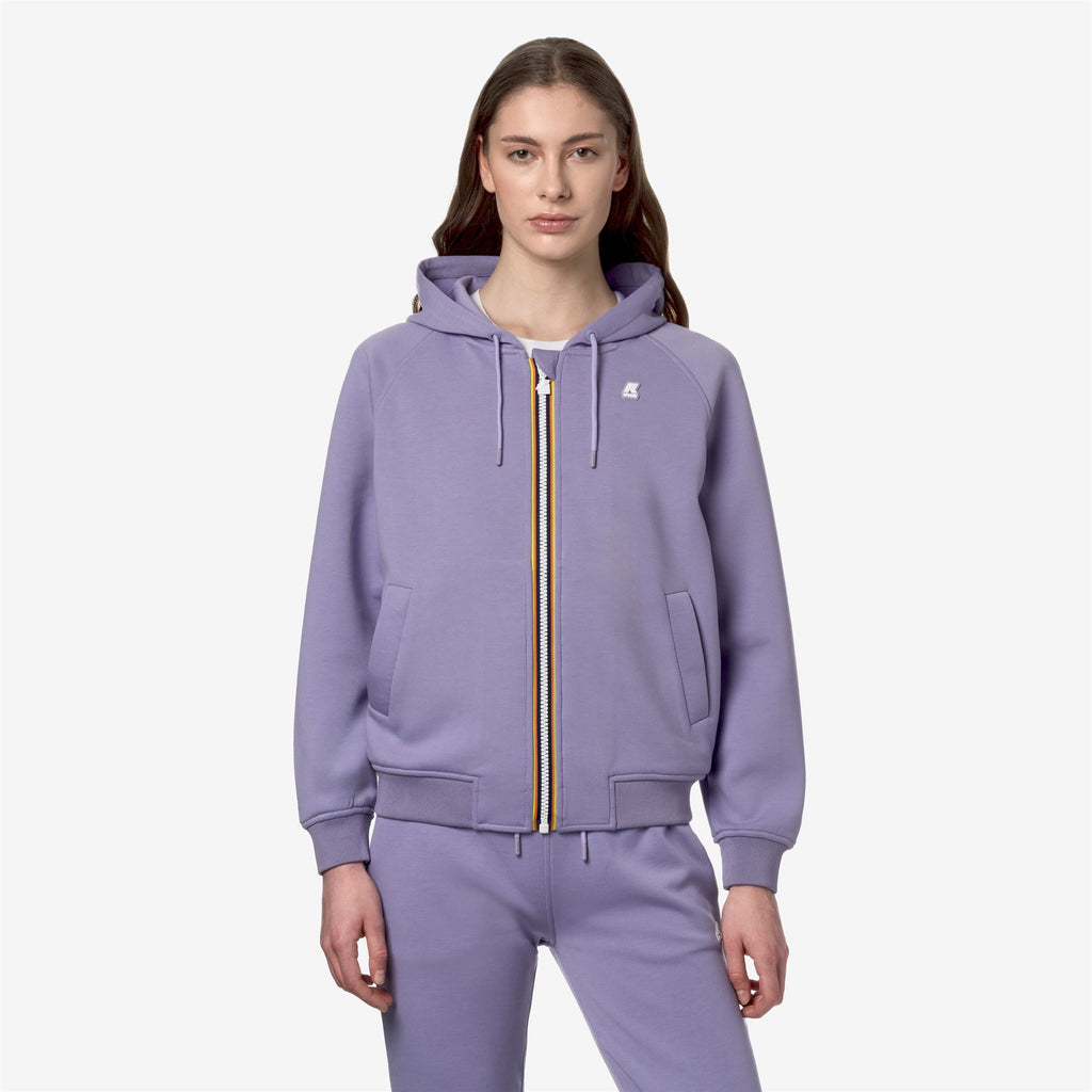 Fleece_Woman_LYDIE LIGHT SPACER_Jacket_Violet Glicine - Commercial 4