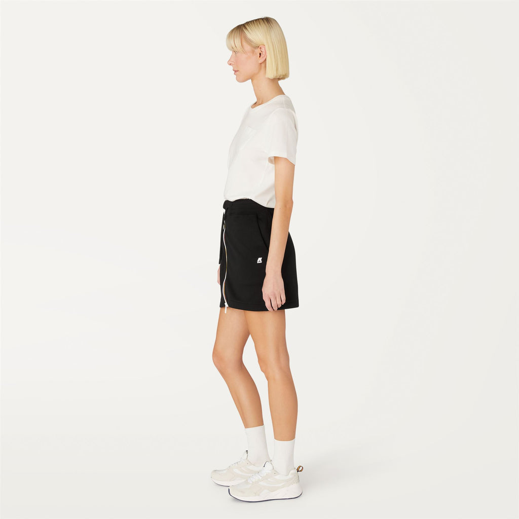 Skirts_Woman_JOSETTE LIGHT SPACER_Short_Black Pure - Commercial 5