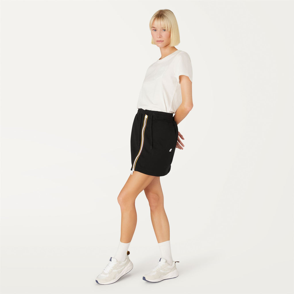 Skirts_Woman_JOSETTE LIGHT SPACER_Short_Black Pure - Commercial 4