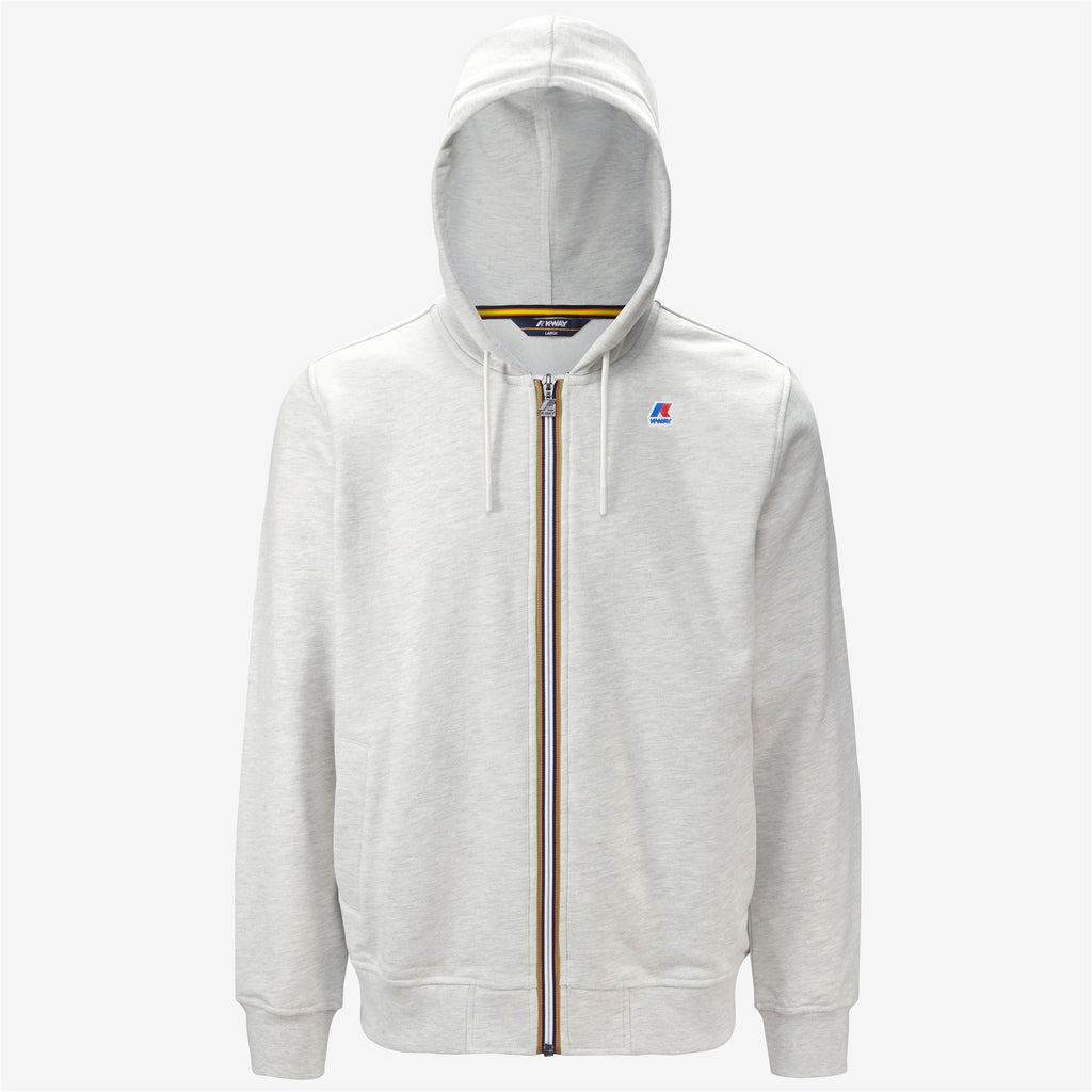 Fleece_Man_ANTHONY_Jacket_White  Melange - Commercial 1