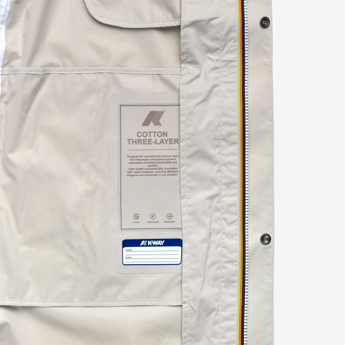 Jackets_Man_TOMMY COTTON 3LAYERS_3/4 Length_BEIGE LT - Commercial 3