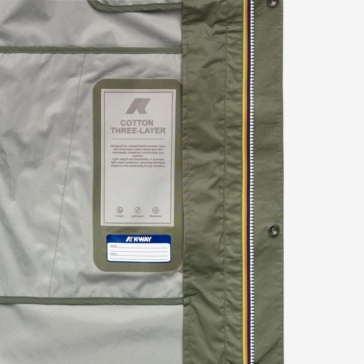 Jackets_Man_TOMMY COTTON 3LAYERS_3/4 Length_Green Lichen - Commercial 3
