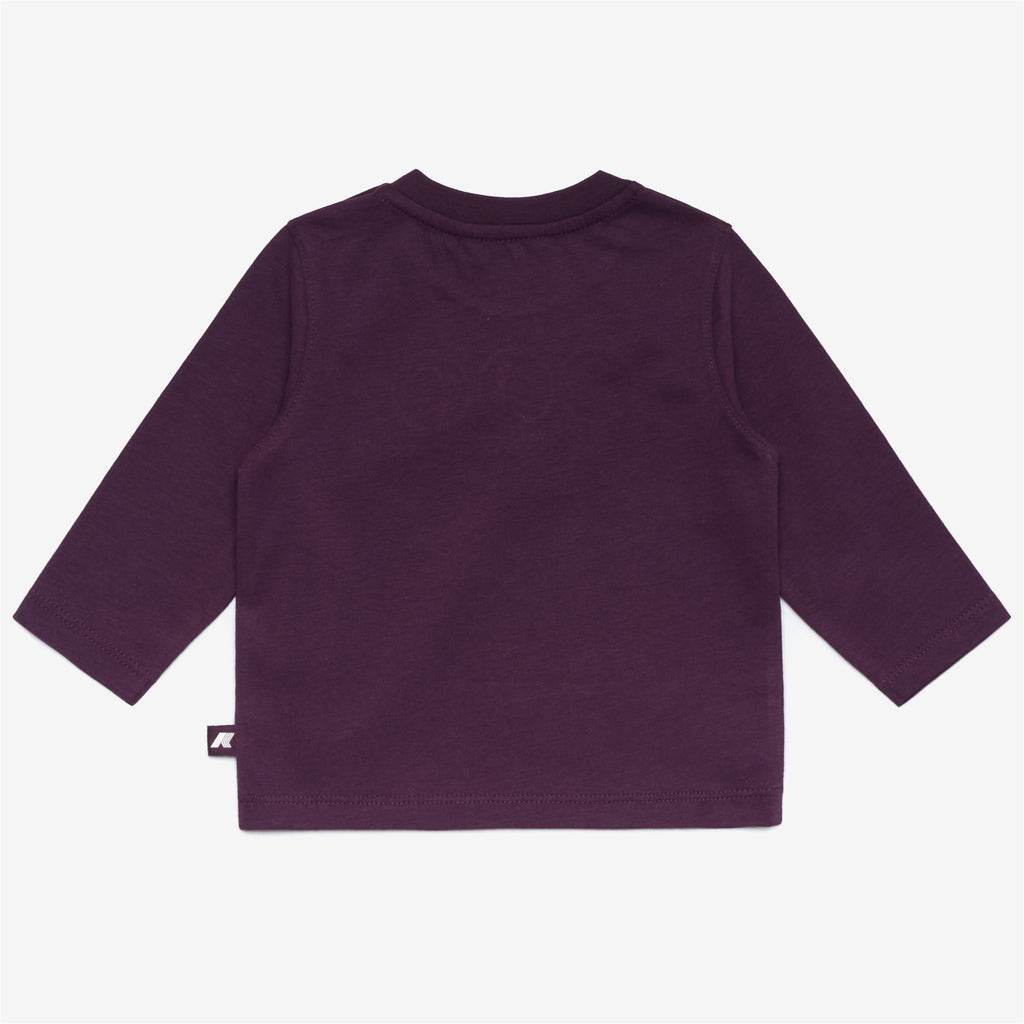 T-Shirts & Top_KID UNISEX_E. ELMETTE METEO_T-Shirt_Violet Dk Purple - Commercial 2