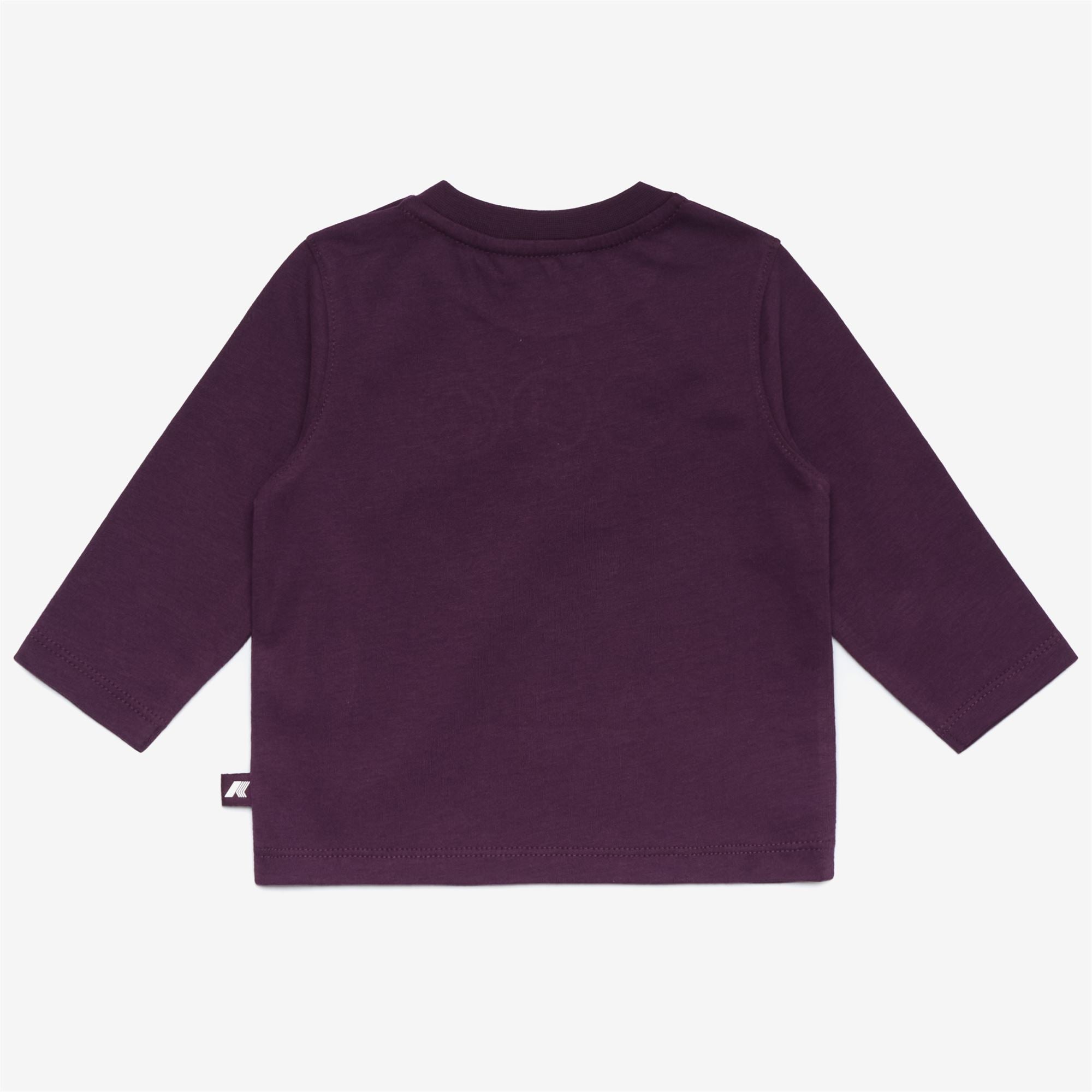 T-Shirts & Top_KID UNISEX_E. ELMETTE METEO_T-Shirt_Violet Dk Purple - Commercial 2