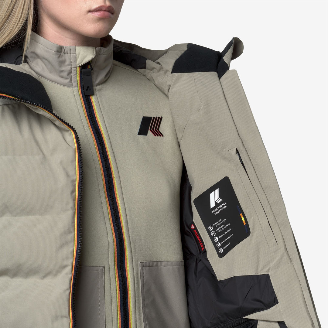 LATUEDA HQUILTED - Jackets - Medio - Donna - GREEN OAK main