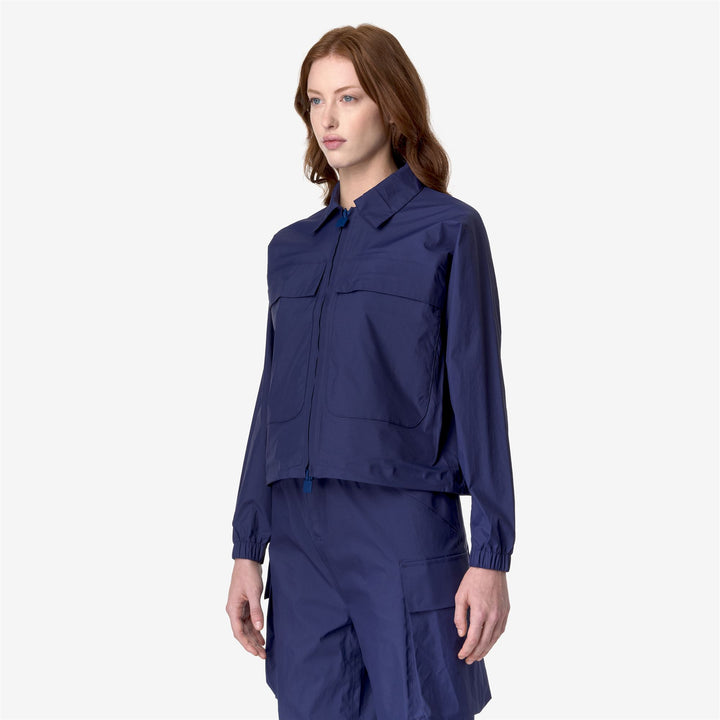 Jackets Woman SOI-SHELL Short BLUE MD COBALT Detail (jpg Rgb)			
