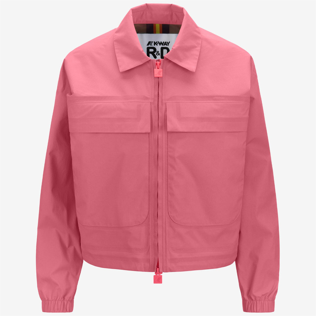 Jackets_WOMAN_SOI-SHELL_Short_Pink Camellia - Commercial 1