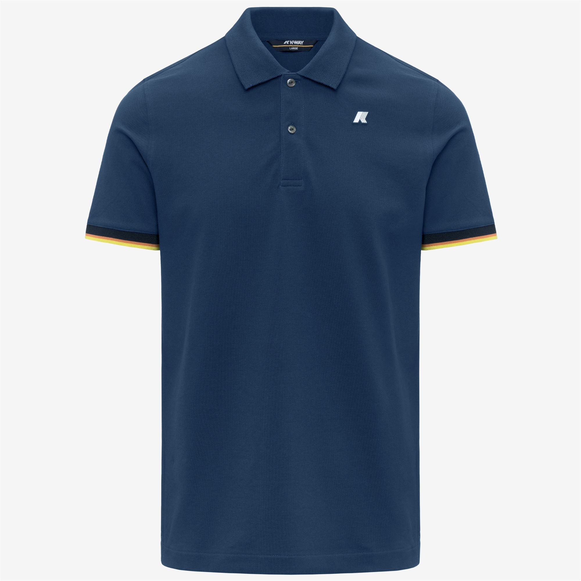 Polo Shirts_Man_VINCENT SLIM PIQUE_Polo_Blue Insignia - Commercial 1